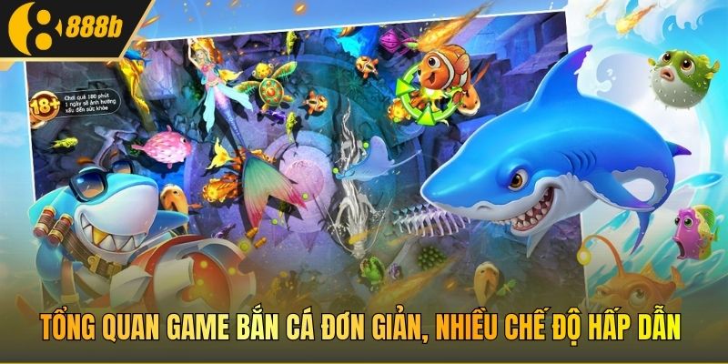 Tổng quan game bắn cá đơn giản, nhiều chế độ hấp dẫn.